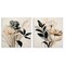 Stupell Industries Black & Beige Botanicals 2pc Canvas Wall Art Set Design by Lazar Studio